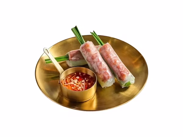 #A3: Grilled Pork Patty Salad Rolls