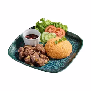 #F1: "Shaken" Beef Tenderloin & Tomato Fried Rice
