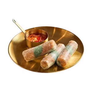 #A4: Shredded Pork Skin Salad Rolls