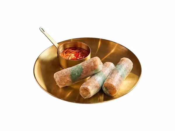 #A4: Shredded Pork Skin Salad Rolls