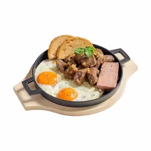 #F7: “Sizzling” Beef Skillet with Egg & Pâté