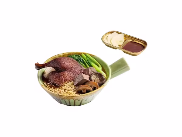 #N5: Slow-Braised Duck Leg Egg Noodle Herbal Soup